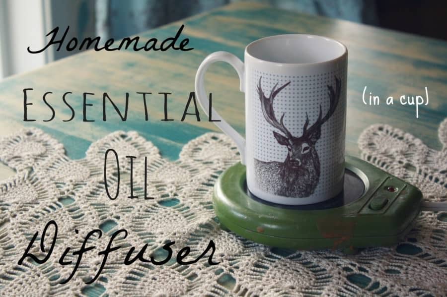 DIY essential oil diffusers - cup and candle warmer