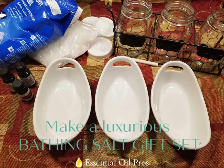 bathing salt gift set