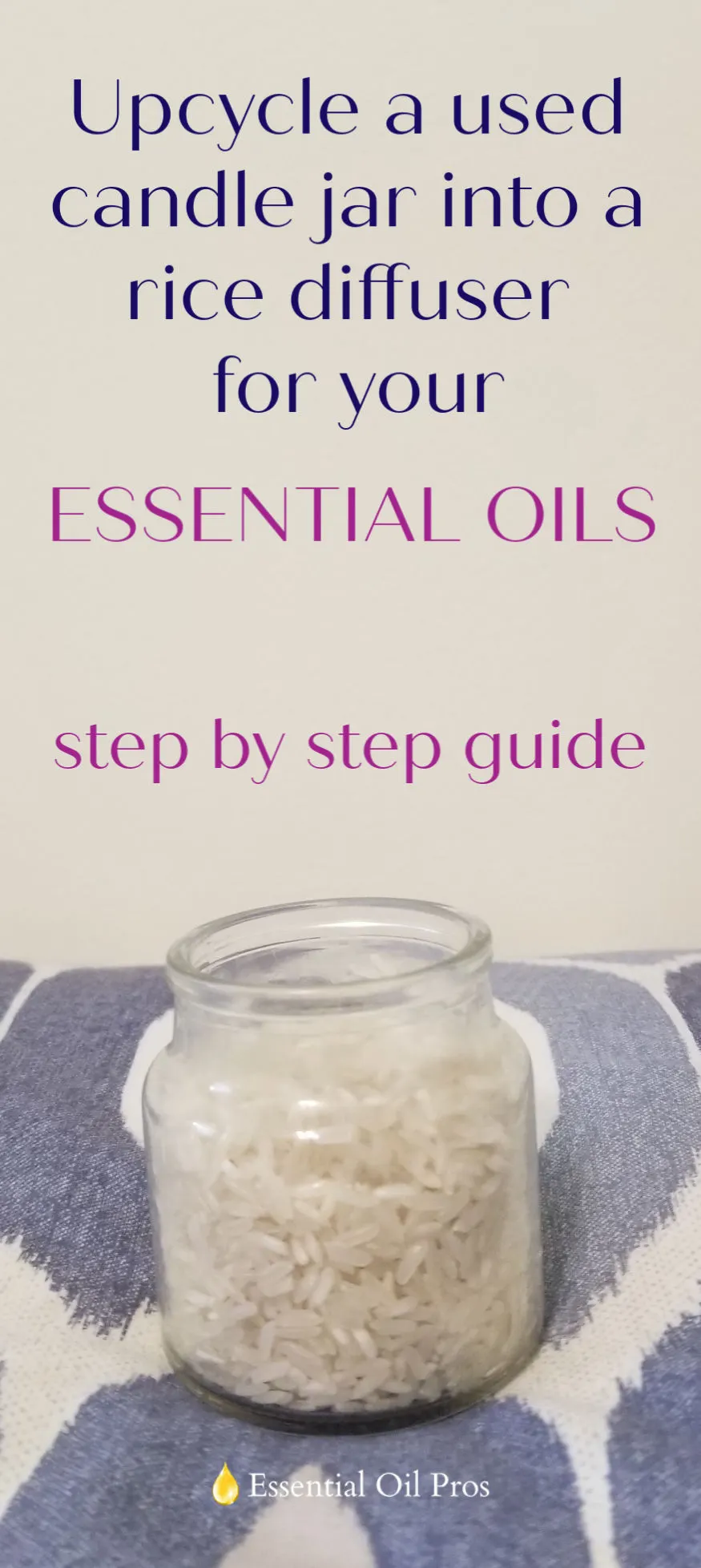 candle jar rice diffuser